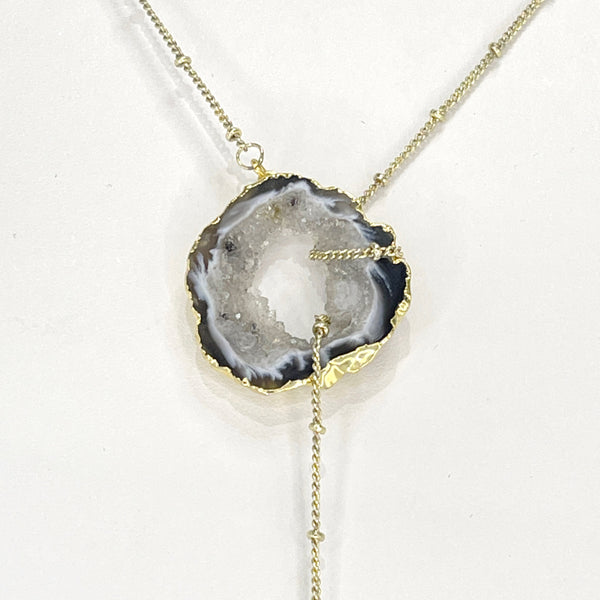 Golden Crystal Balance Lariat